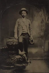 Dr. J. A. Marshall、医師および外科医、インディアナ州ウィリアムズバーグ、c. 1865年。