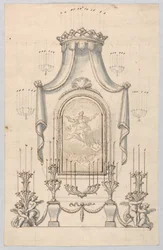 ドローイング（イタリア）、ca。 1775年