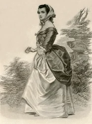 バージニア州の若い女性のドレス、c1775、1937。