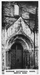 ダラム大聖堂のドア、北側、c1920s