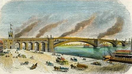 イーズブリッジ、セントルイス、ミズーリ州、アメリカ合衆国、c1874