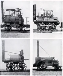19世紀初期の機関車、c1920