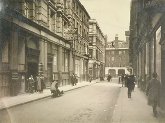ジェウィンストリートの東端、ロンドン、c1920
