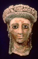 エジプトの頭部、75-100 AD
