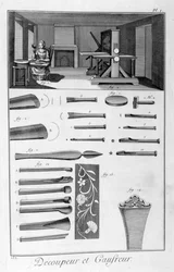 エンボス生地メーカー、1751-1777