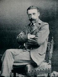 写真からのエミール・クラウス、c1899