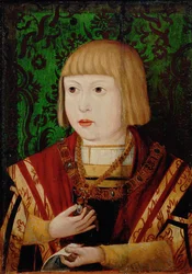 10歳または12歳の皇帝フェルディナンド1世1503-1564年、c。 1520