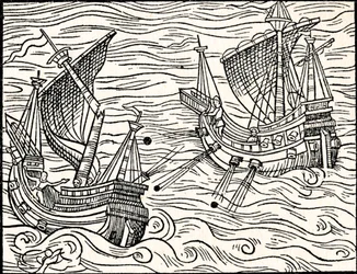 1555年のアイスランド沖の2隻の商船の関わり