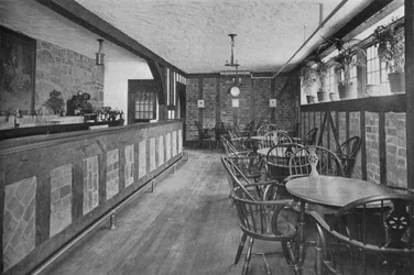 地下のイングリッシュバー、ホテルロイヤルベルムディアナ、ハミルトン、バミューダ、1924
