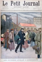 1900年の万国博覧会を訪れるイギリス人、パリ、1900年