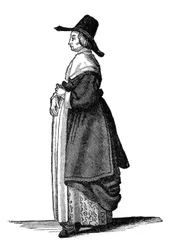 イギリスの商人の妻、1649、1910