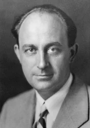 エンリコフェルミ、イタリア生まれのアメリカの核物理学者、c1938