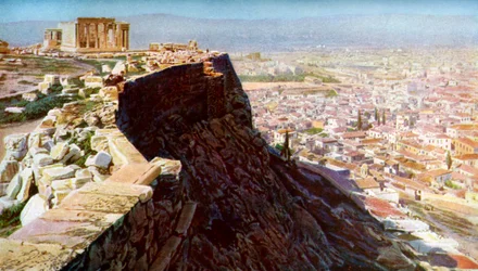 エレクテイオン、アテネ、ギリシャ、c1924