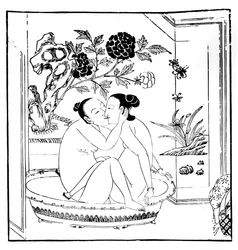 エロ彫刻、中国