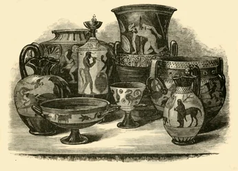 エトルリアの花瓶、1890年。