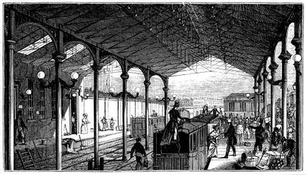 ユーストン駅、ロンドンとバーミンガム鉄道のロンドンターミナル、1840