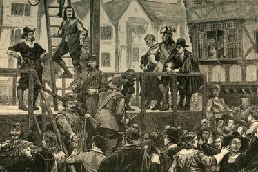 TomkinsとChallonerの処刑、1897年。