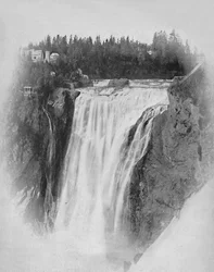 モンモランシーの滝、ケベック、c1897。
