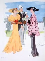 ファッションイラスト、1935