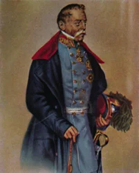 フィールド元帥グラフラデツキー1766-1858。 -クリエフバーによる絵画、1934年。