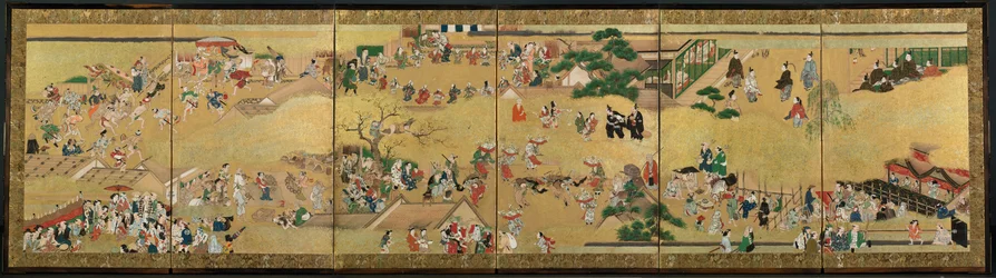 フェスティバルのシーン、1615-99。