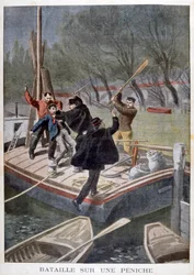 はしけで戦う、1902