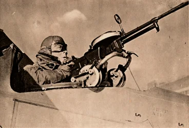 ドローグ牽引ターゲットでの発砲練習、1940
