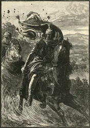 ファルサリアの戦場からのポンペイ飛行、1890年。