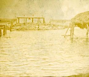 洪水、ラムスカペル、ベルギー、c1914-c1918
