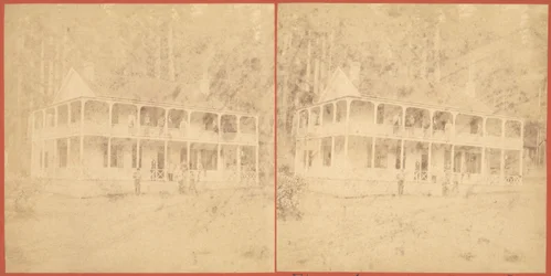 フルーム ハウス、サンタ クルーズ山脈、1860 年代。