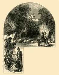 サリーガーデンの噴水、c1878。