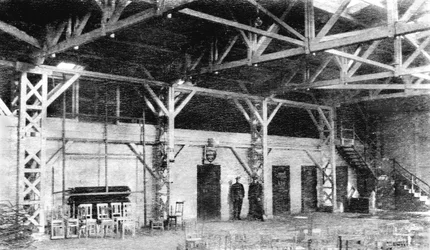 フランス：チャーチ・アーミー・クラブの内部。ドイツ、ビッケンドルフ - 1919
