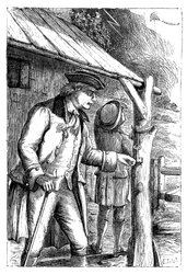 フランクリン凧の実験、c1752、1869