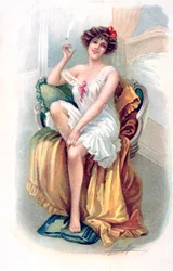 フランスのはがき、c1900