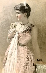 フランスのはがき、c1900