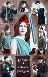 フランス第一次世界大戦のはがき、1914-1918
