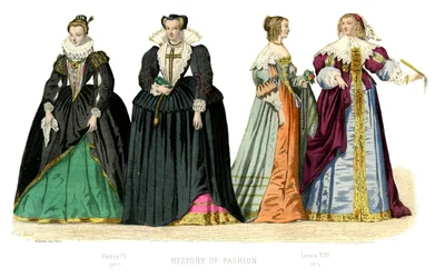 フランスの衣装：ヘンリー4世、ルイ13世、1882年