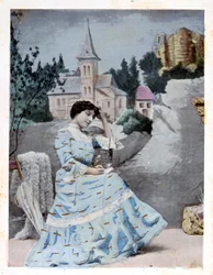 フランスのはがき、c1900
