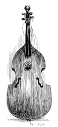 フランスのヴィオラダガンバ、c1600、1901