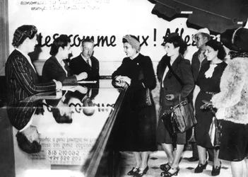 1940年から1944年までドイツで戦争に参加したフランス人女性