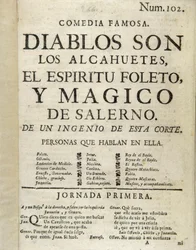 Diablos son los alcahuetes, el espiritu foleto, y magico de Salerno "の扉絵。