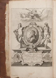 Ovidの肖像画、変身、オックスフォード、1632年の口絵