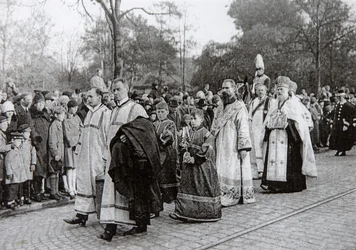 1928年10月19日、ロシアのロスキレ、ロシアのツァリナマリアフョードロヴナの葬儀