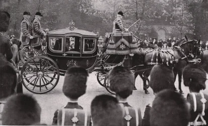 1910年5月20日、キングエドワード7世、ロンドンの葬列。