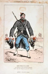 ガルドモビールドラセーヌ、パリ包囲戦、1870年-1871年