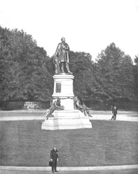 ガーフィールド像、米国ワシントンDC、c1900。