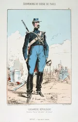 憲兵共和国共和党、パリ包囲戦、プロイセン戦争、1870年から1871年。