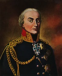 ビューロー・フォン・デネヴィッツ将軍1755-1816。 -ゲバウアーによる絵画、1934年。