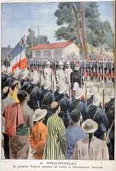 ヴォイロン将軍、フランス軍の見直し、上海、1900