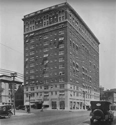 一般的な外観、メルボルンホテル、セントルイス、ミズーリ州、1924。